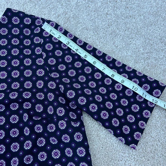 Banana Republic Factory Dress Womens Size 12 Purple Black Shift Dress Ladies - Picture 8 of 14